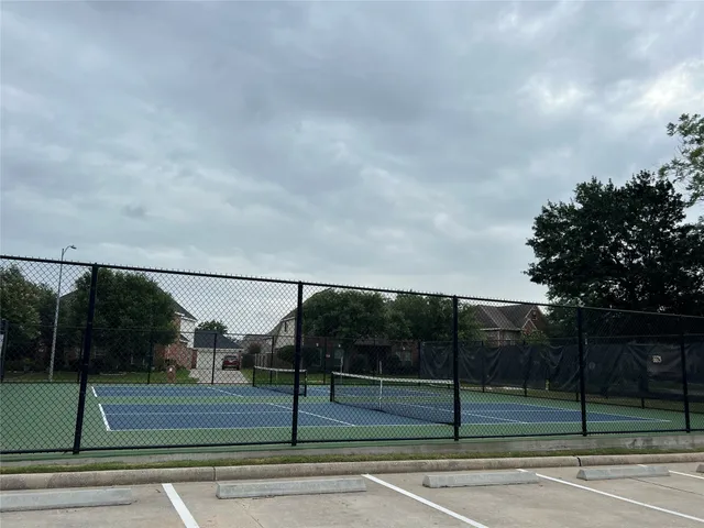 a view of a basketball court