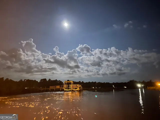 a view of lake and mountain