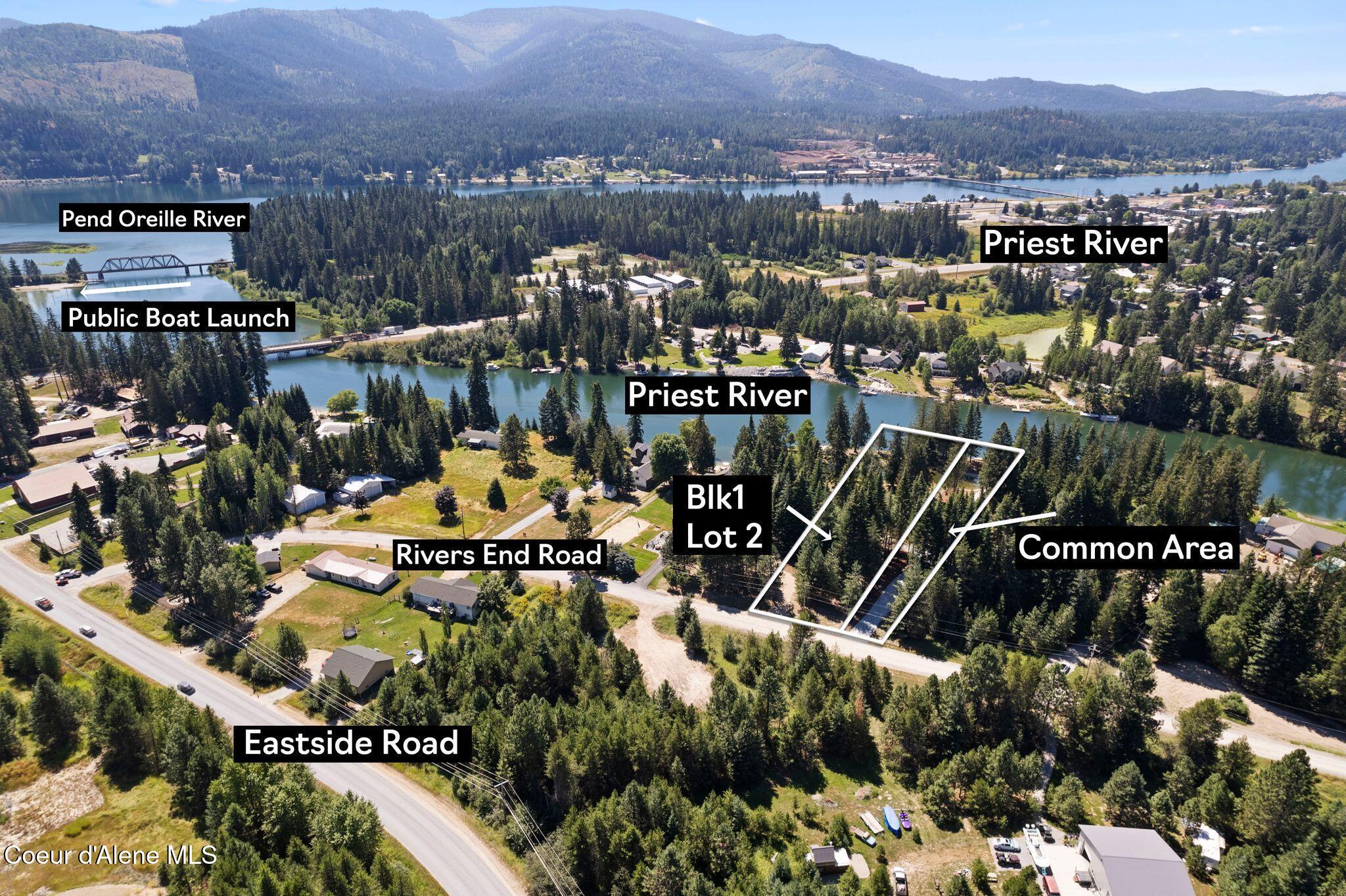 126 Rivers End Drive Priest River, ID 83856 - Photo 23 of 35 Aerial