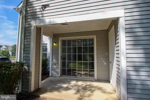 a view of front door of house