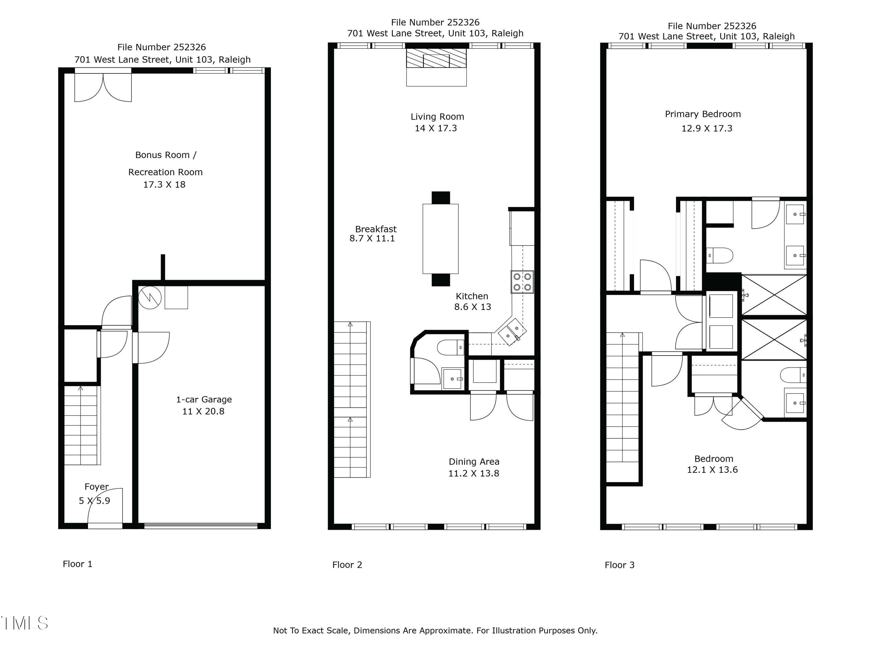 701 West Lane Street, Unit 103 Raleigh, NC 27603 - Photo 30 of 41 701-103 W Lane sketch_Page_1