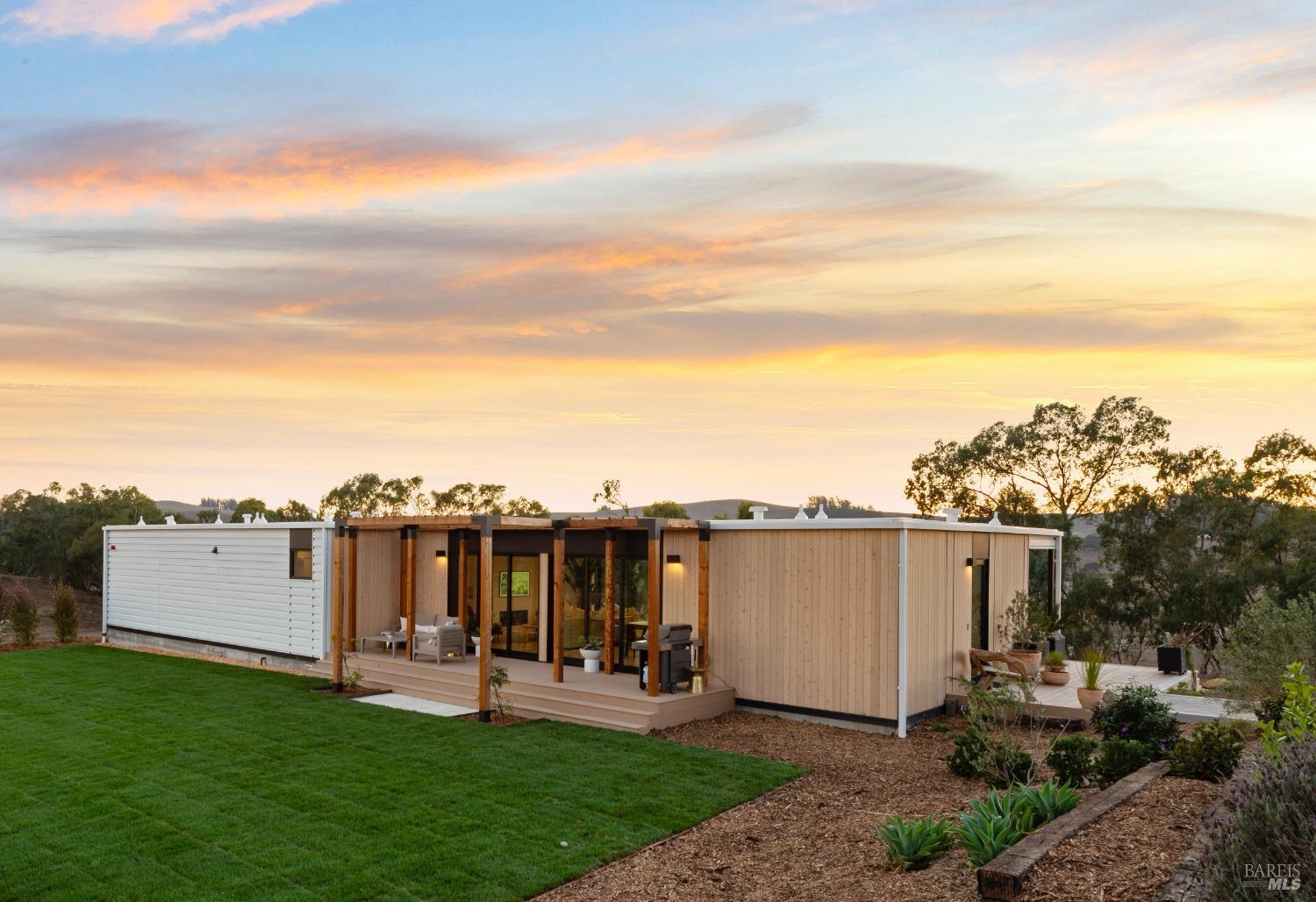 383 King Road Petaluma, CA 94952 - Photo 1 of 1 a view of a terrace with chairs and garden
