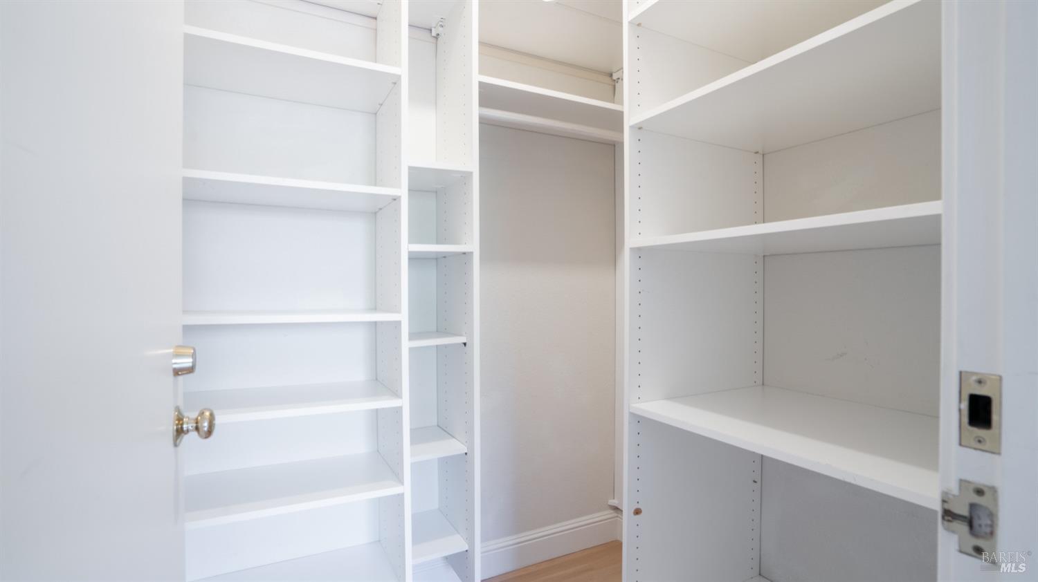 206 Paradise Drive Tiburon, CA 94920 - Photo 38 of 45 a view of an empty walk in closet