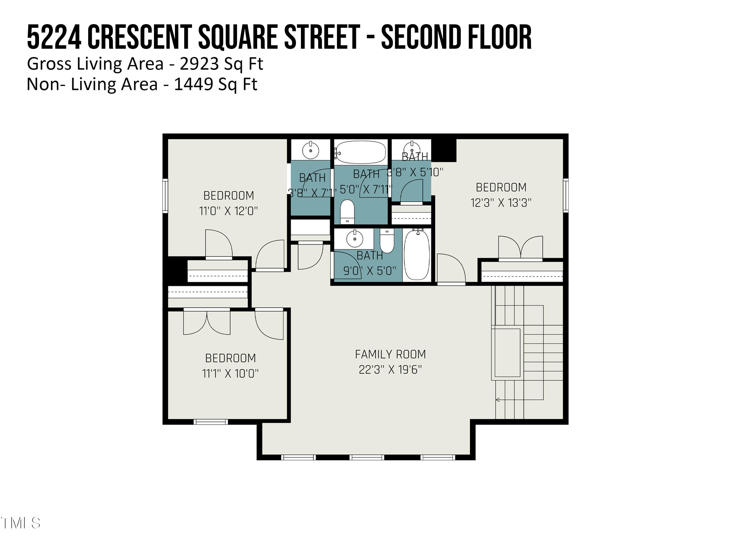 5224 Crescent Square Street Raleigh, NC 27616 - Photo 32 of 33 5224_crescent_square_street-second_floor