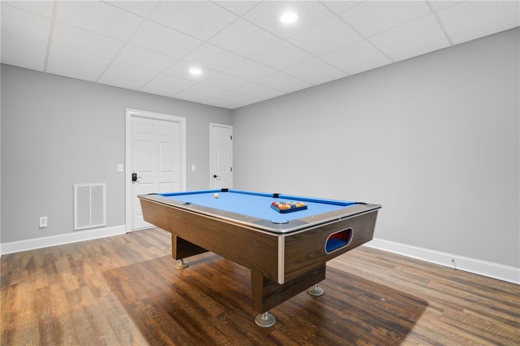 153 York Place Calhoun, GA 30701 - Photo 42 of 78 a room with wooden floor and pool table