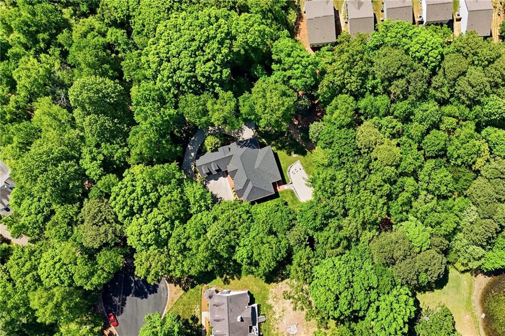 153 York Place Calhoun, GA 30701 - Photo 57 of 78 an aerial view of a house with a yard