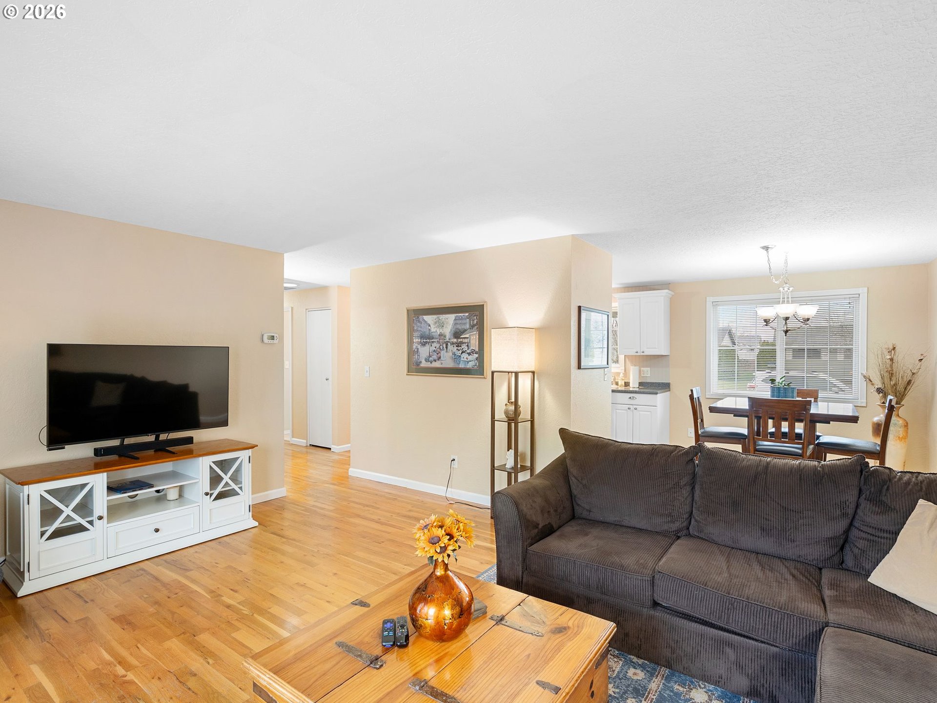 2036 Sallal Road Woodburn, OR 97071 - Photo 11 of 25 a living room with furniture and a flat screen tv