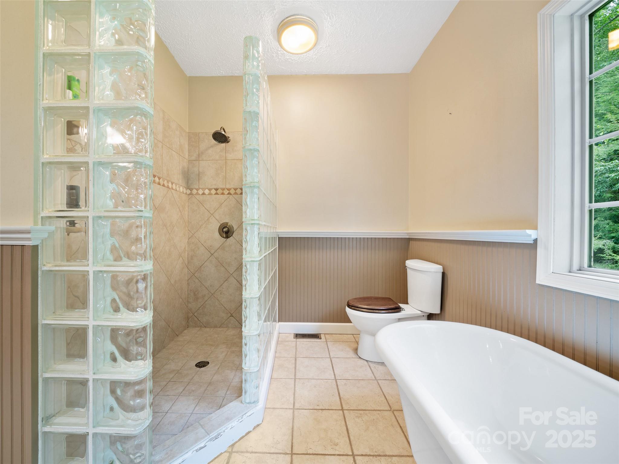 2216 Beans Creek Road Bakersville, NC 28705 - Photo 19 of 39 a bathroom with a bathtub and shower