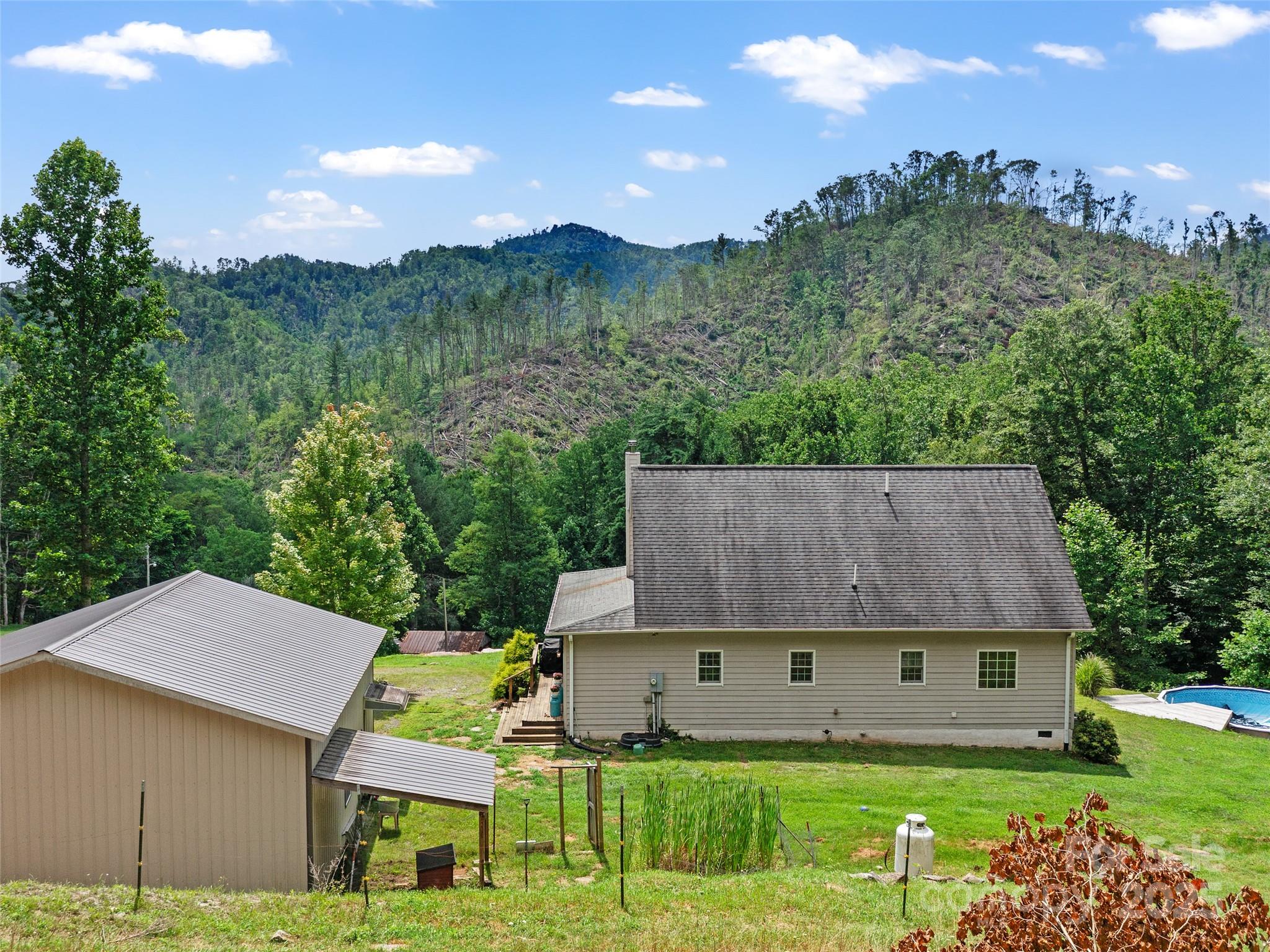 2216 Beans Creek Road Bakersville, NC 28705 - Photo 36 of 39 a aerial view of a house
