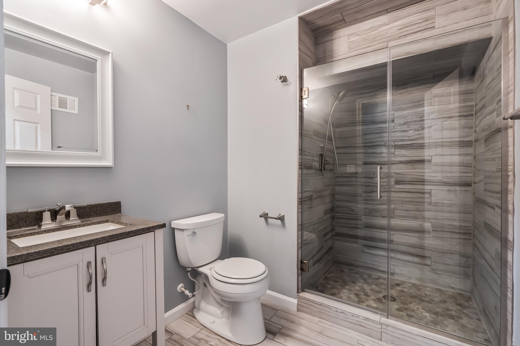 43112 Demerrit Street Chantilly, VA 20152 - Photo 37 of 42 a bathroom with a toilet and a shower