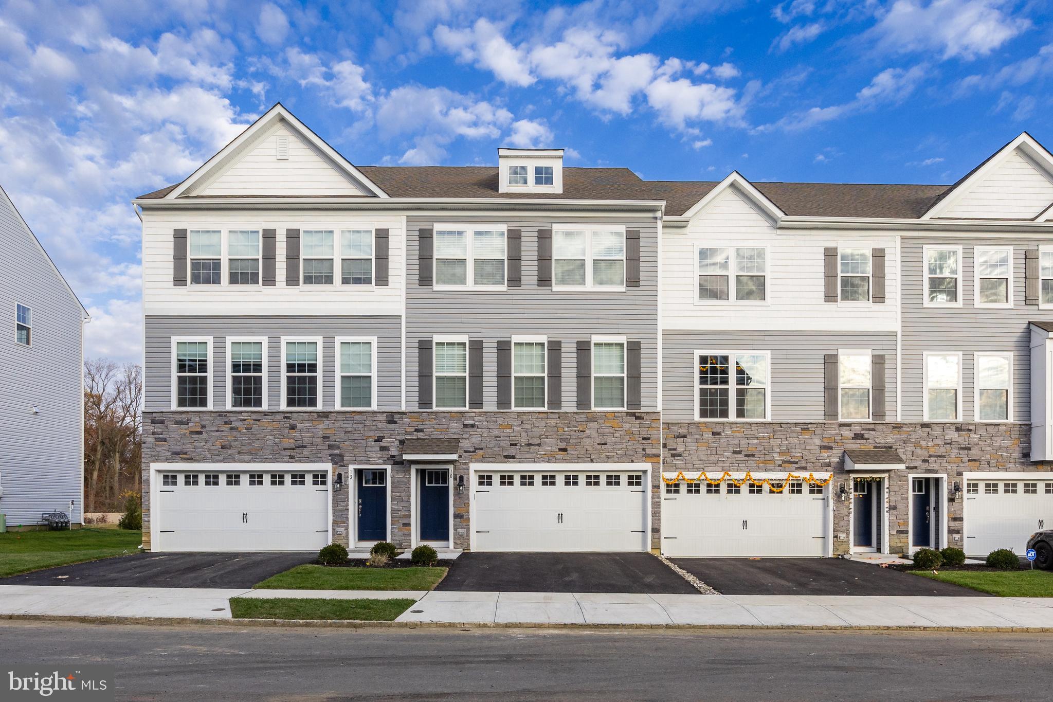 a front view of a building