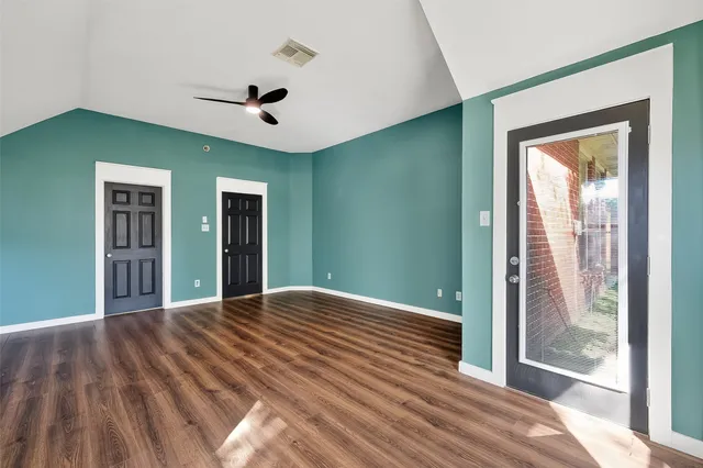 a bath room with a sink and a large mirror
