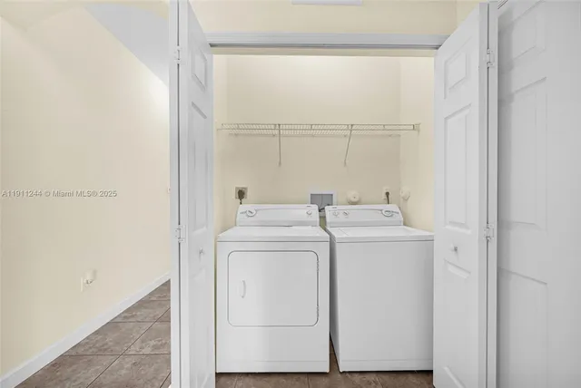 a view of an empty room