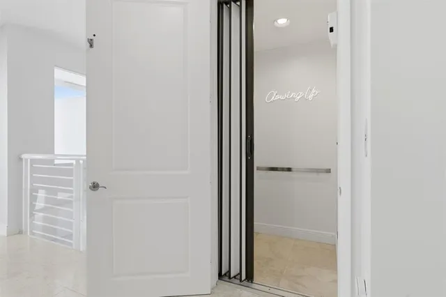 a view of empty room