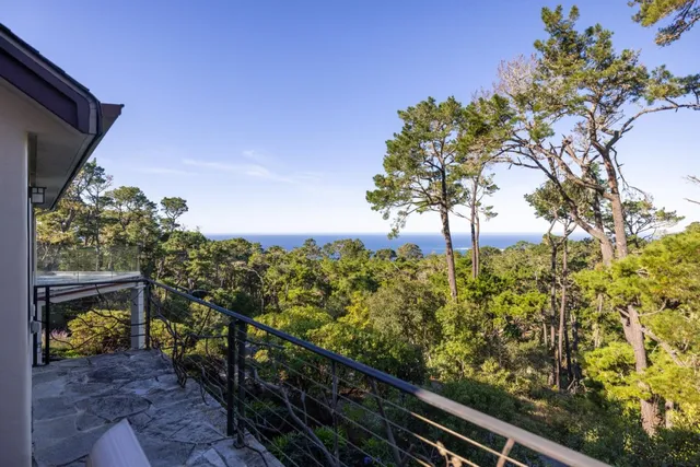 a view of a sky from a city