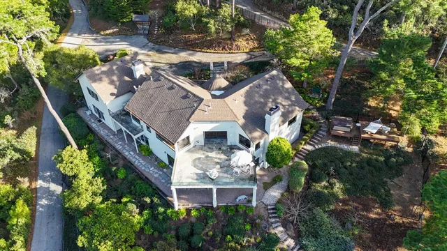 a view of a house with a patio