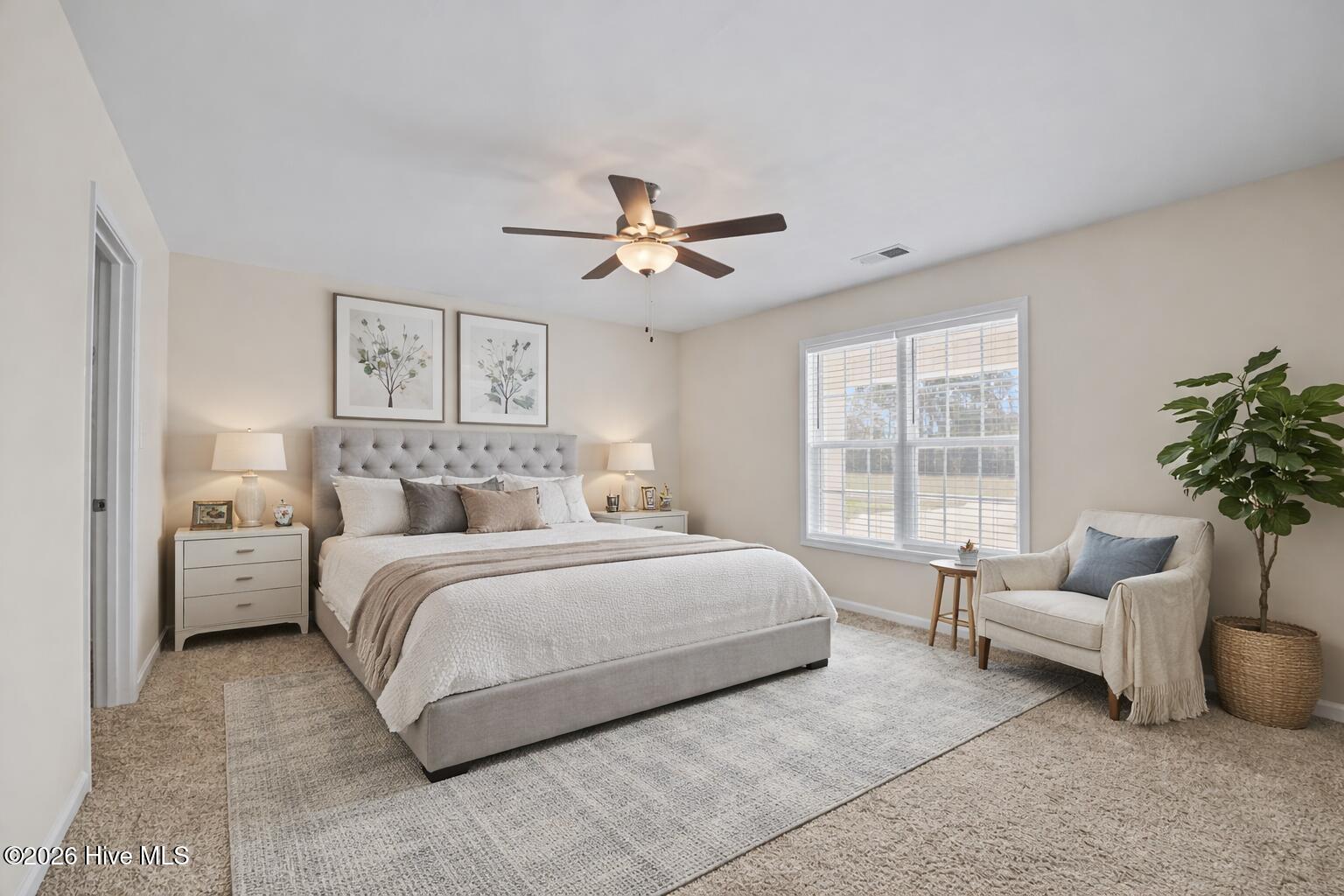 621 West Beaufort Road Beaufort, NC 28516 - Photo 17 of 38 2nd Bedroom Staged by AI