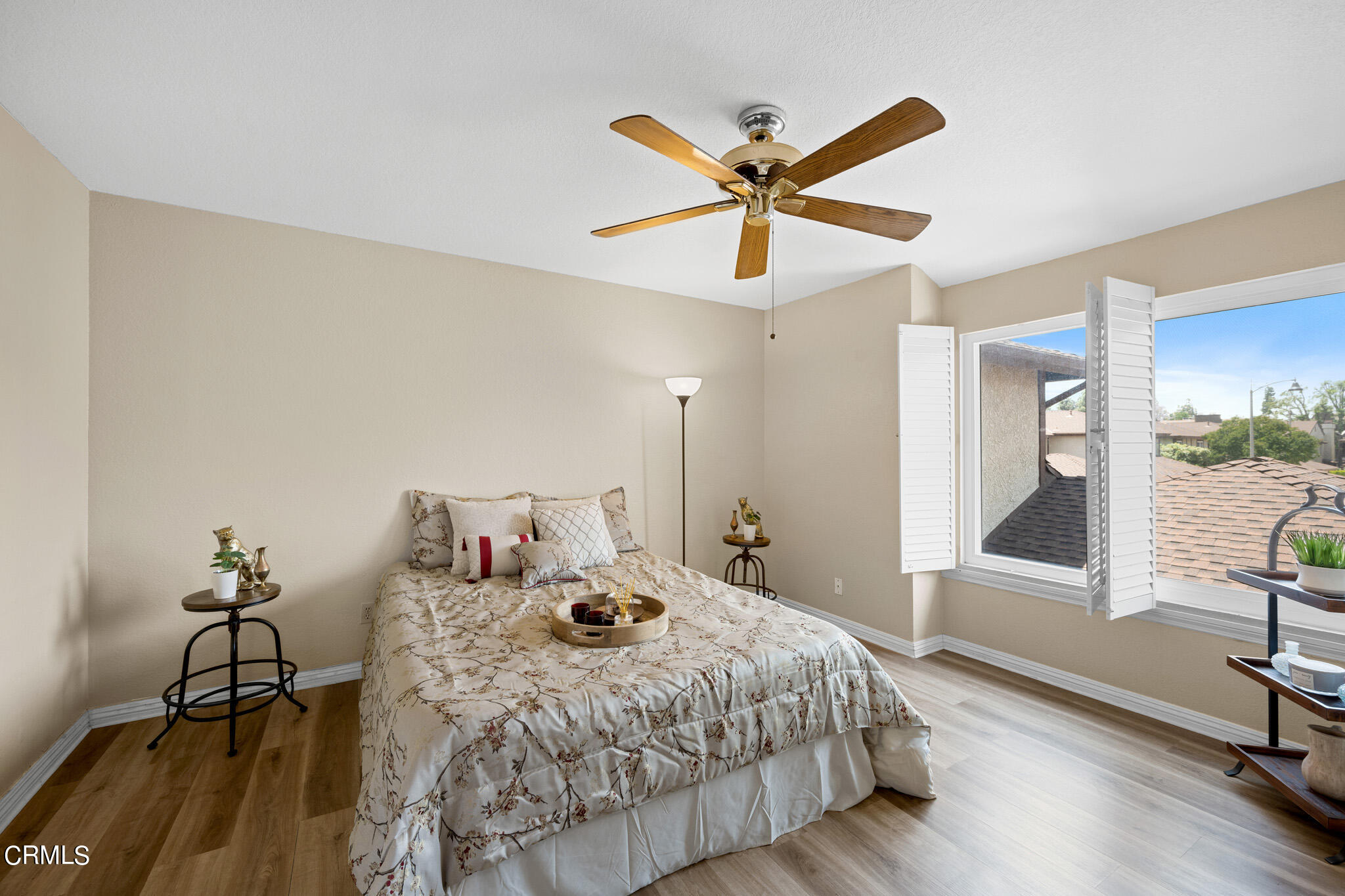 2041 Windsor Circle Duarte, CA 91010 - Photo 12 of 19 a bedroom with a bed and a chandelier