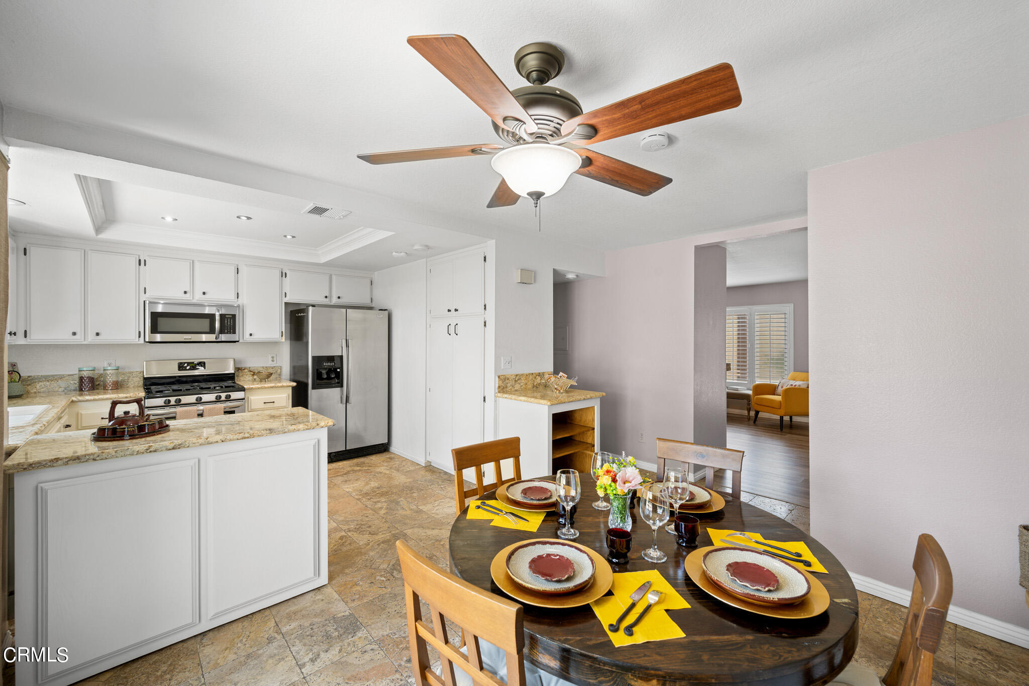 2041 Windsor Circle Duarte, CA 91010 - Photo 6 of 19 a view of a dining room with furniture and a kitchen