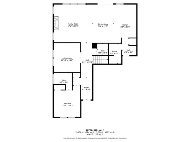 a picture of a floor plan