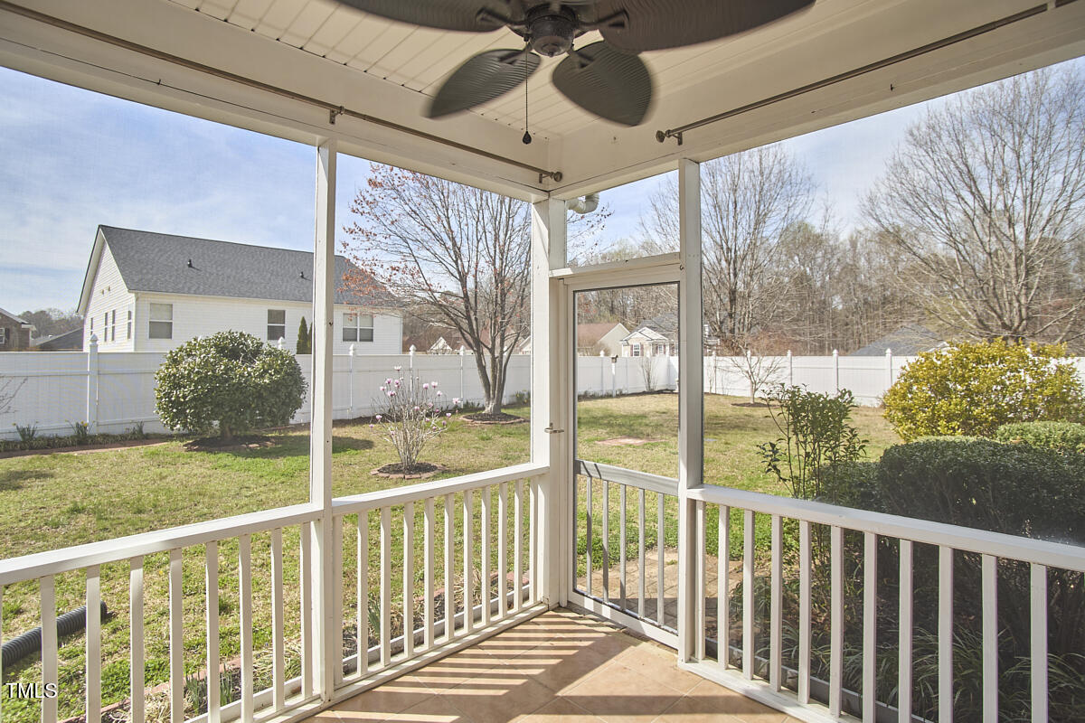 442 Steel Hopper Way Garner, NC 27529 - Photo 38 of 45 a view of a porch with a garden
