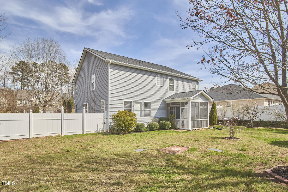 442 Steel Hopper Way Garner, NC 27529 - Photo 41 of 45 a front view of a house with a garden