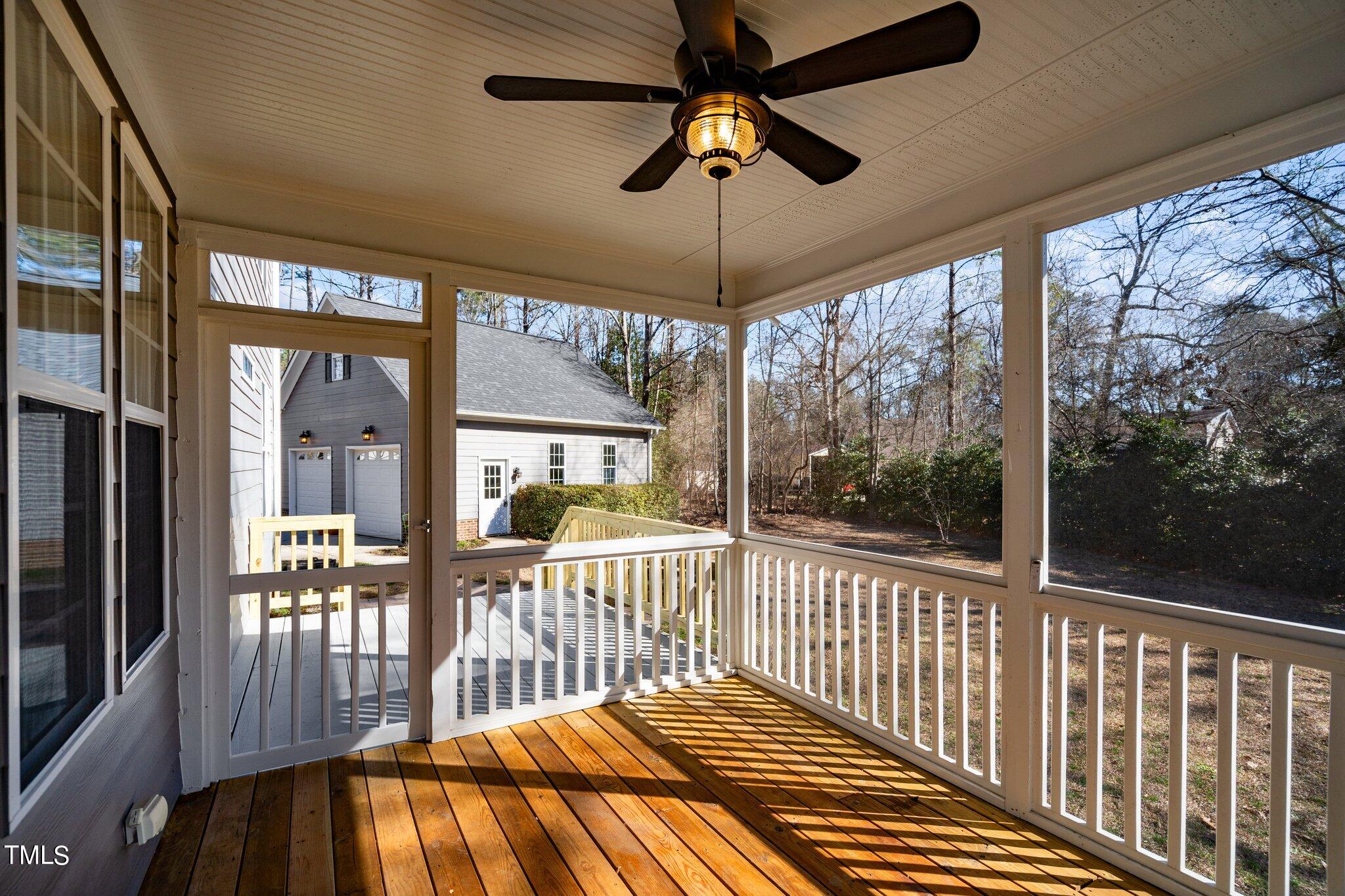6905 Field Hill Road Raleigh, NC 27603 - Photo 33 of 41 Screened Porch