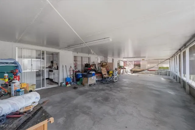 a view of storage and utility room