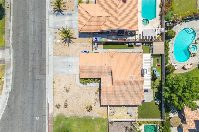 a view of city and mountain