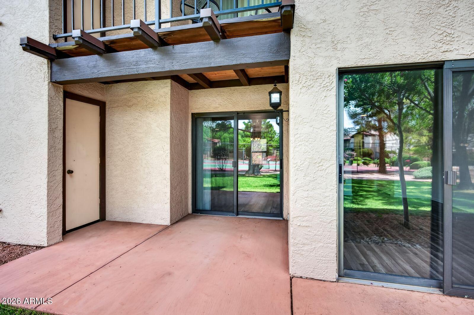 65 Verde Valley School Road, Unit C2 Sedona, AZ 86351 - Photo 23 of 27 Patio with Storage Closet