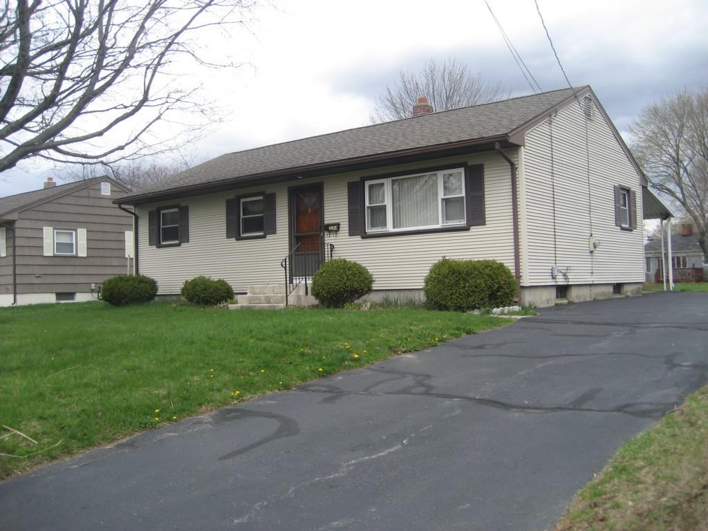 a house view with a garden space