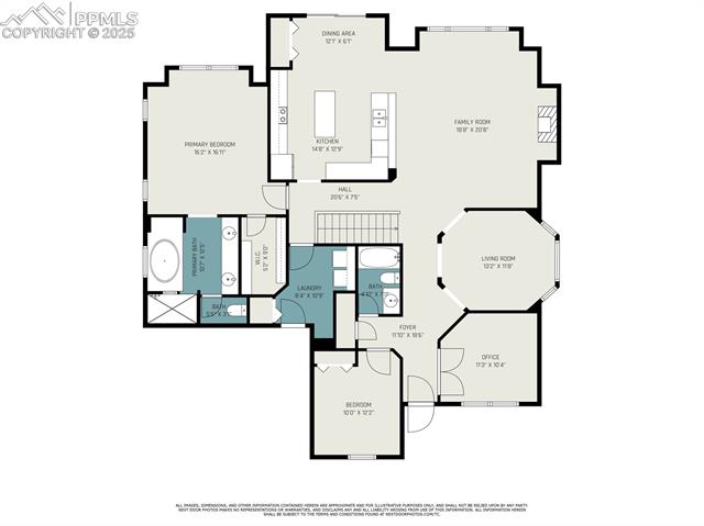 9709 Rockingham Drive Peyton, CO 80831 - Photo 49 of 50 Main floor plan