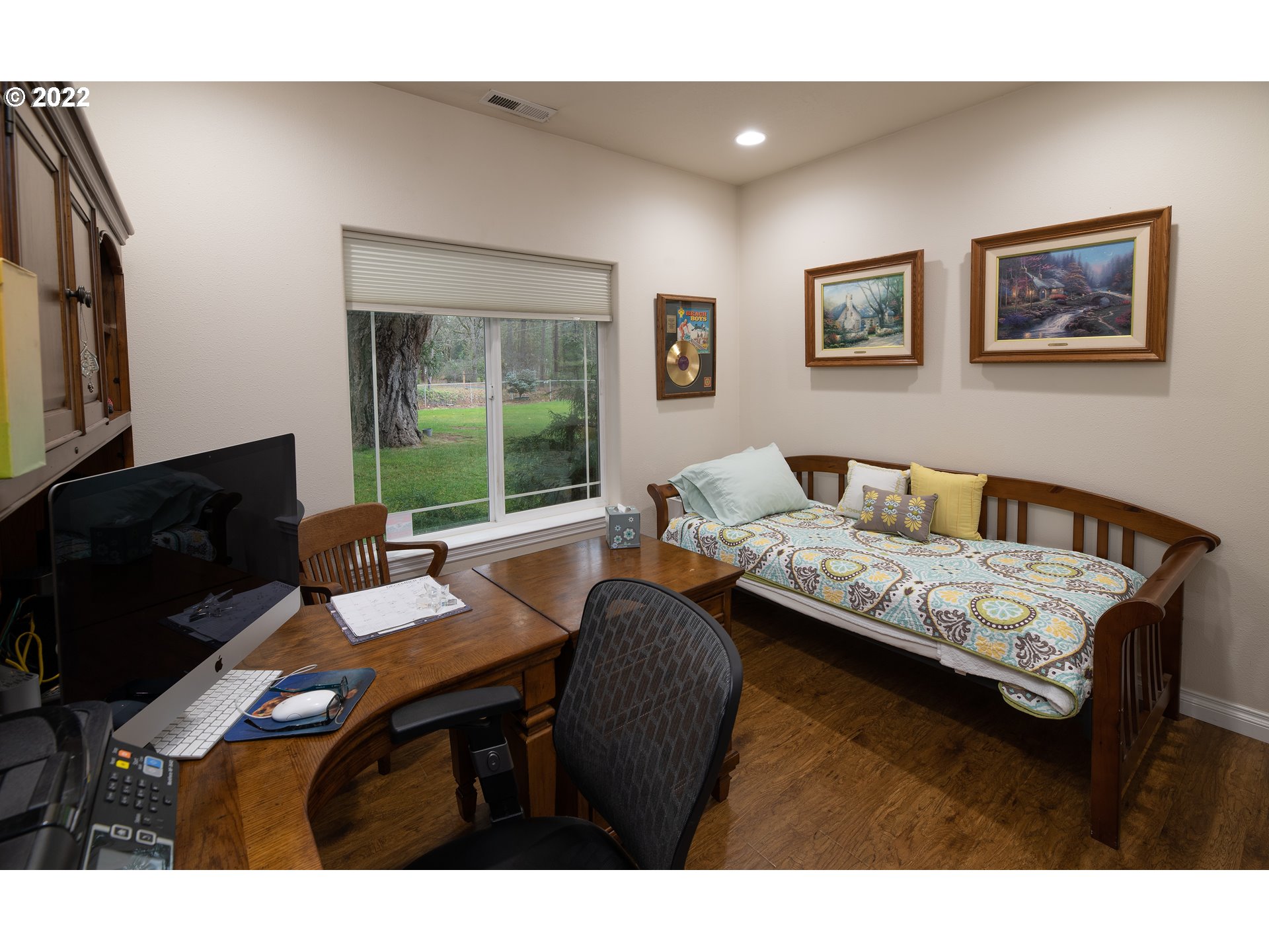 235 Boyer Road Grants Pass, OR 97526 - Photo 15 of 27 a living room with furniture and a flat screen tv