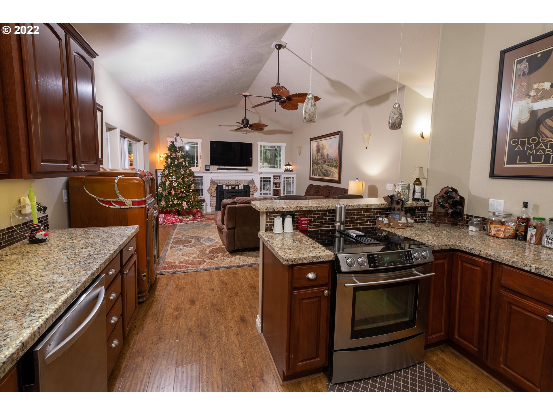 235 Boyer Road Grants Pass, OR 97526 - Photo 24 of 27 a kitchen with a stove and a sink