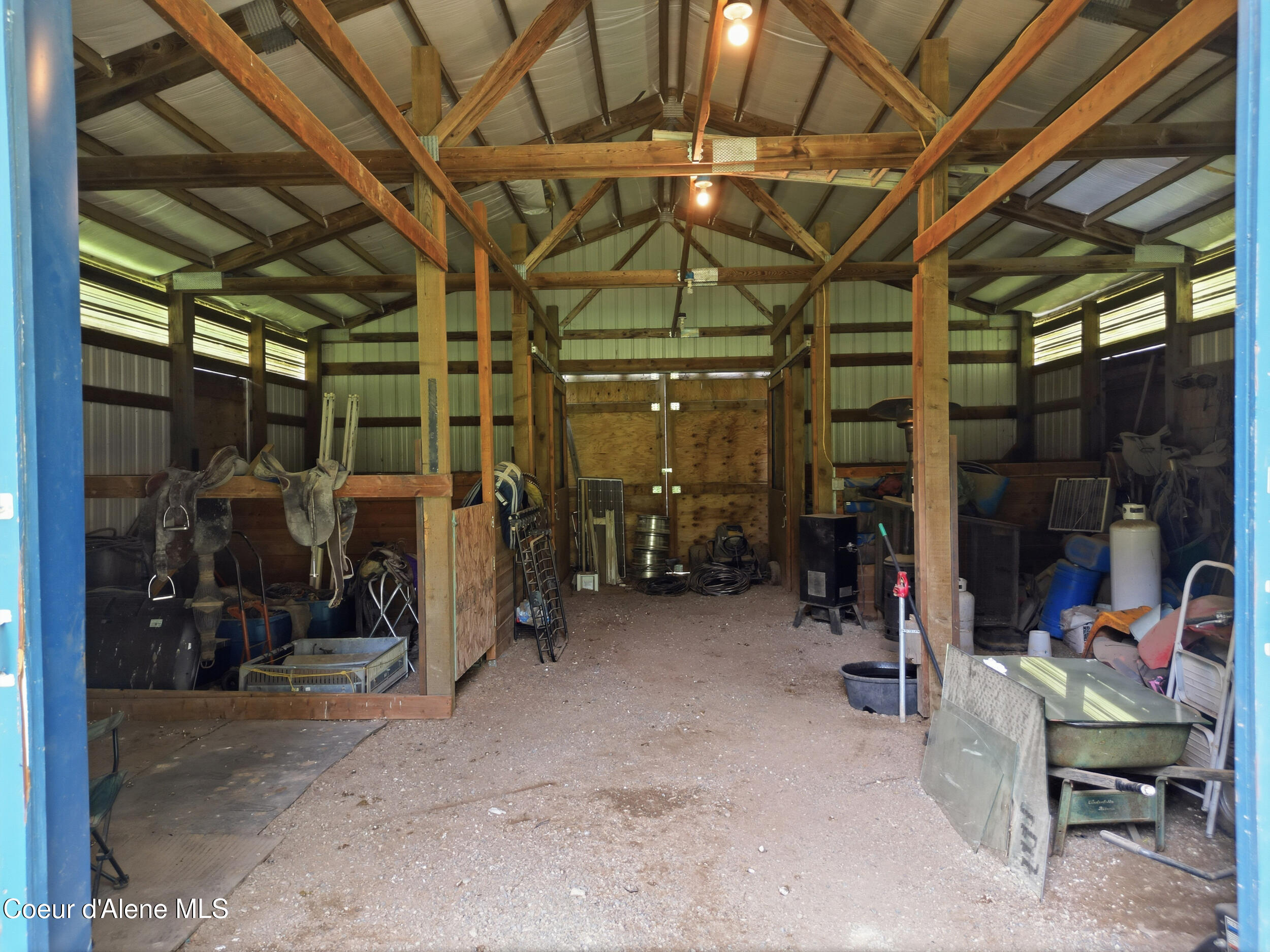 80 Rodeo Road Athol, ID 83801 - Photo 51 of 60 barn interior