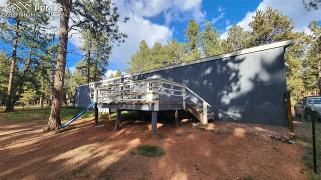 a view of wooden floor