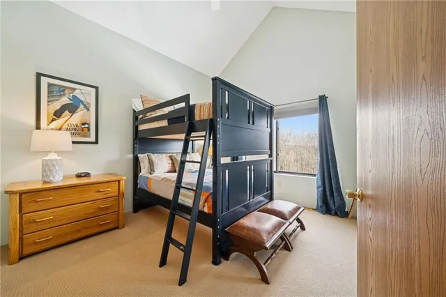 a view of living room and workspace