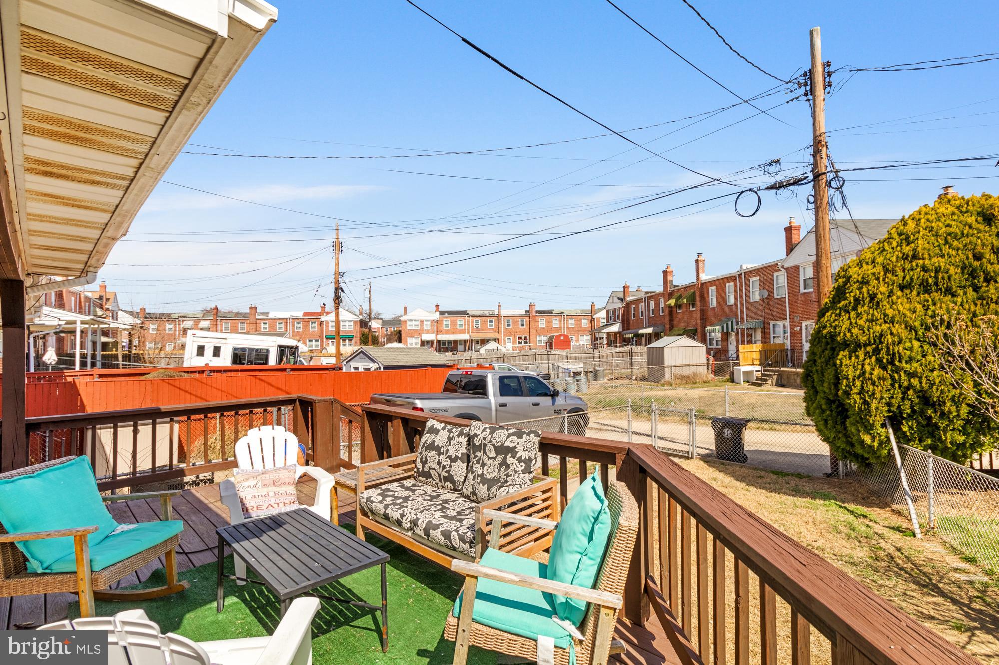 3435 Dunran Road Baltimore, MD 21222 - Photo 41 of 46 a view of a balcony with chairs