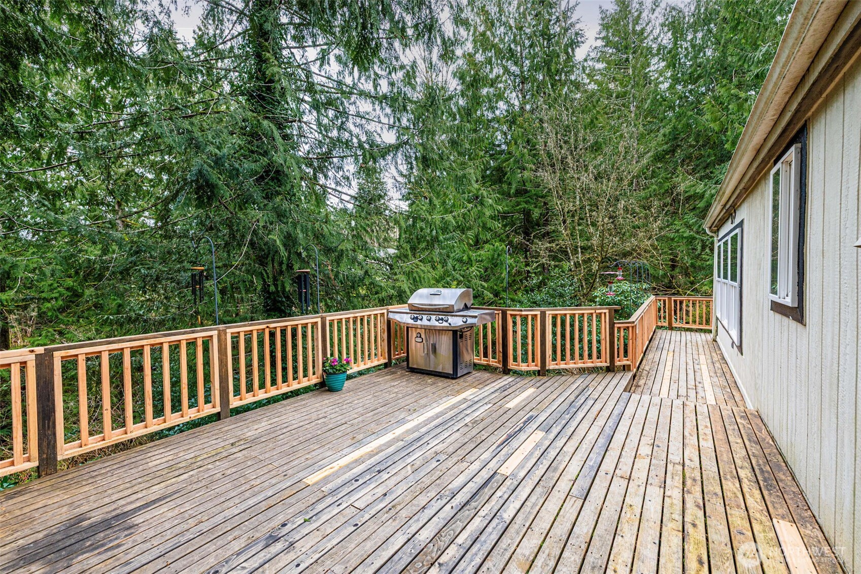 33501 112th Street Southeast Sultan, WA 98294 - Photo 23 of 31 a view of balcony with deck and wooden floor