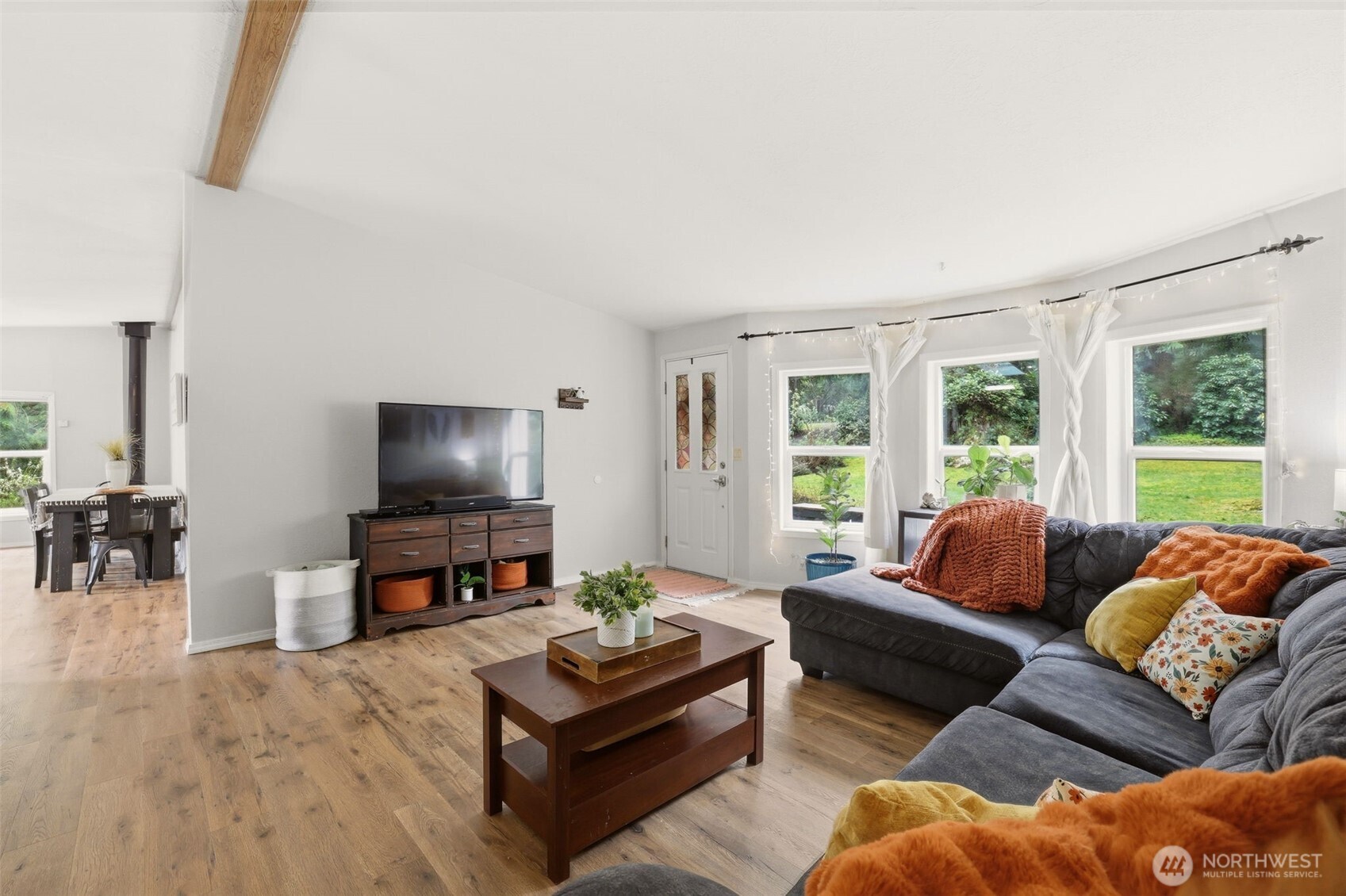 33501 112th Street Southeast Sultan, WA 98294 - Photo 7 of 31 a living room with furniture and a flat screen tv