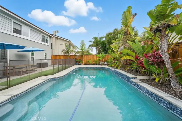 a view of outdoor space yard and swimming pool