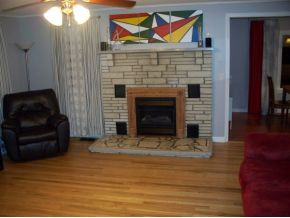 Stone Fireplace