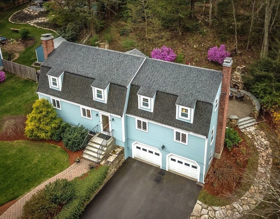 8 Olde Coach Road Westborough, MA 01581 - Photo 34 of 42 a aerial view of a house