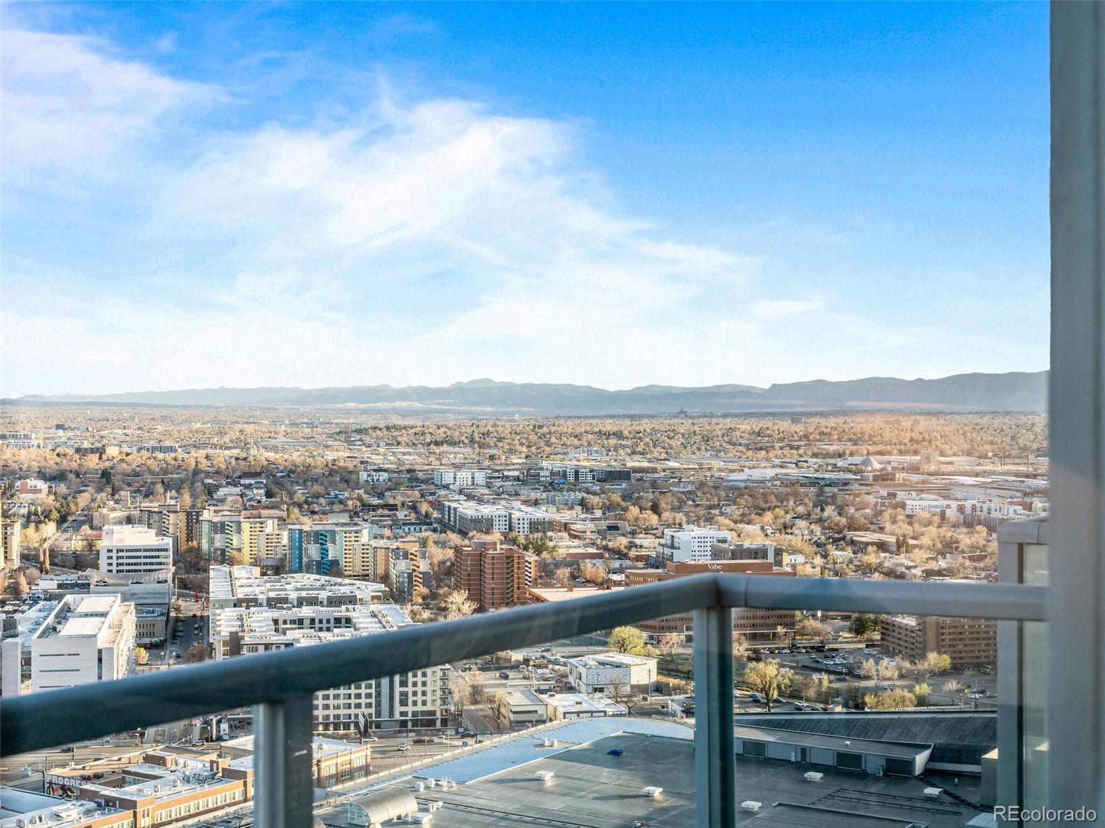 891 14th Street, Unit 3510 Denver, CO 80202 - Photo 22 of 50 a view of a city from a balcony