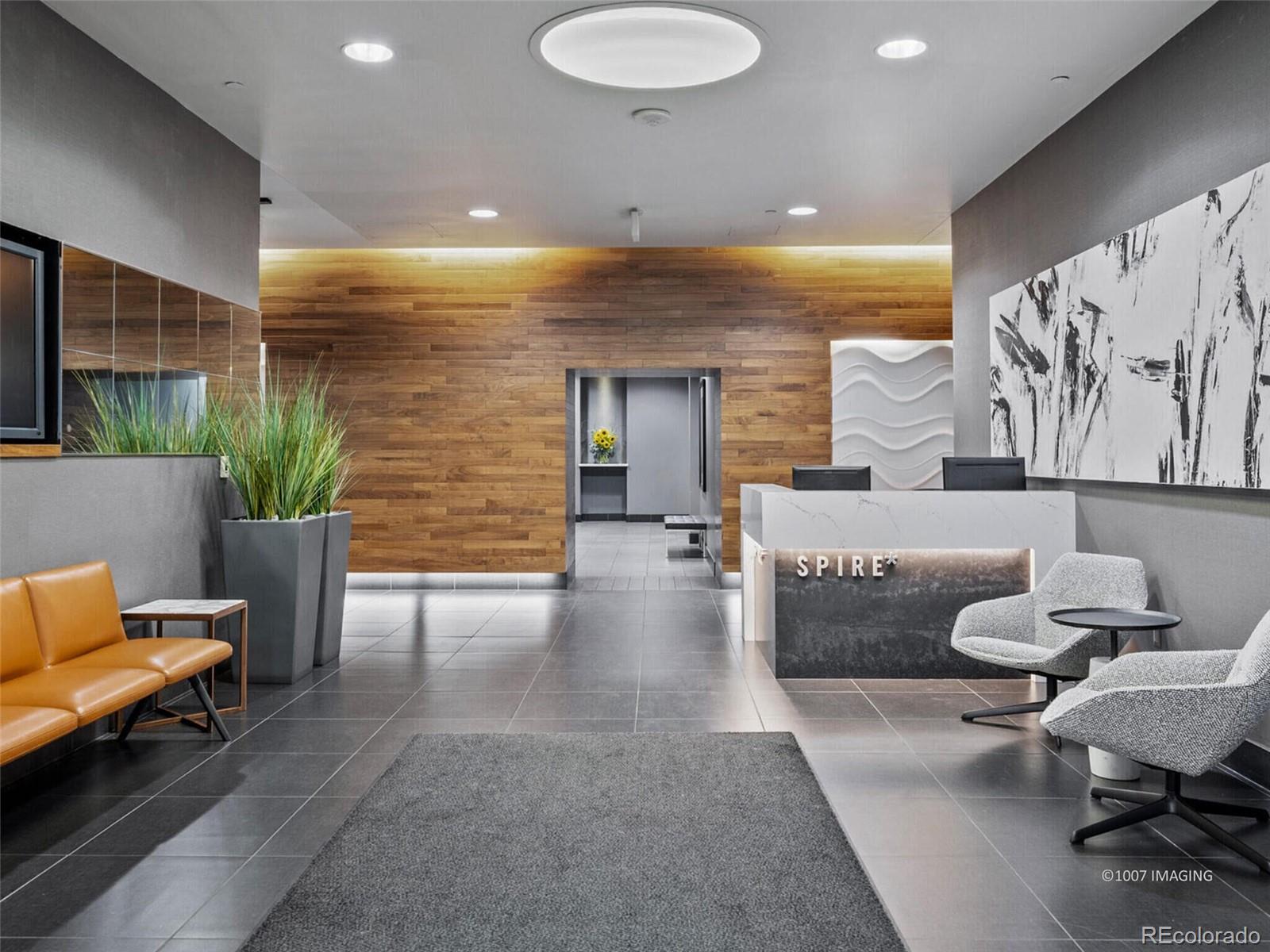 891 14th Street, Unit 3510 Denver, CO 80202 - Photo 36 of 50 a lobby with furniture and window