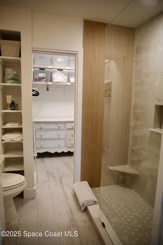 a kitchen with a stove and cabinets