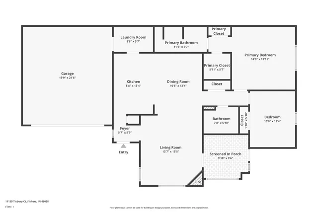 $275,000 | 11139 Tisbury Court, Fishers, IN 46038