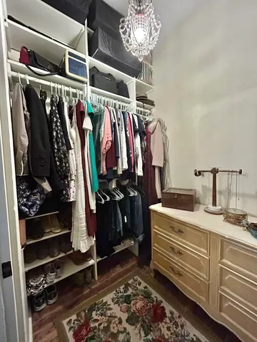 a walk in closet