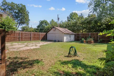 a view of an outdoor space and deck