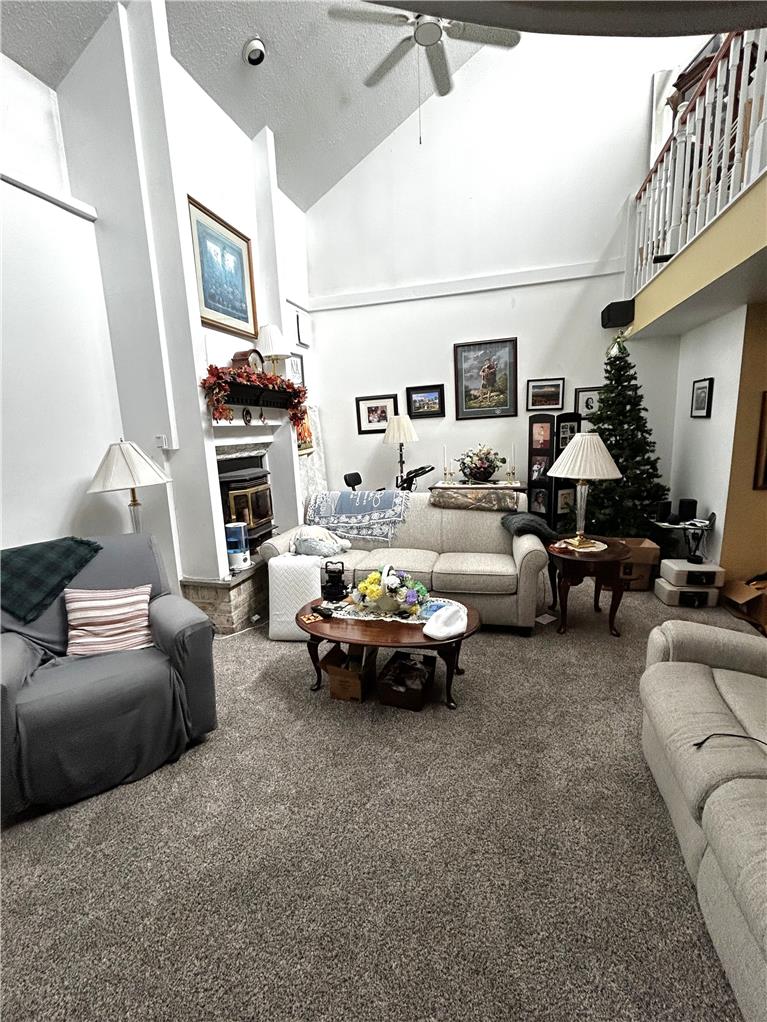 1214 Stanford Road Bethlehem, PA 18018 - Photo 28 of 58 Vast vaulted ceilings and a cozy fireplace create an inviting atmosphere for everyday living.